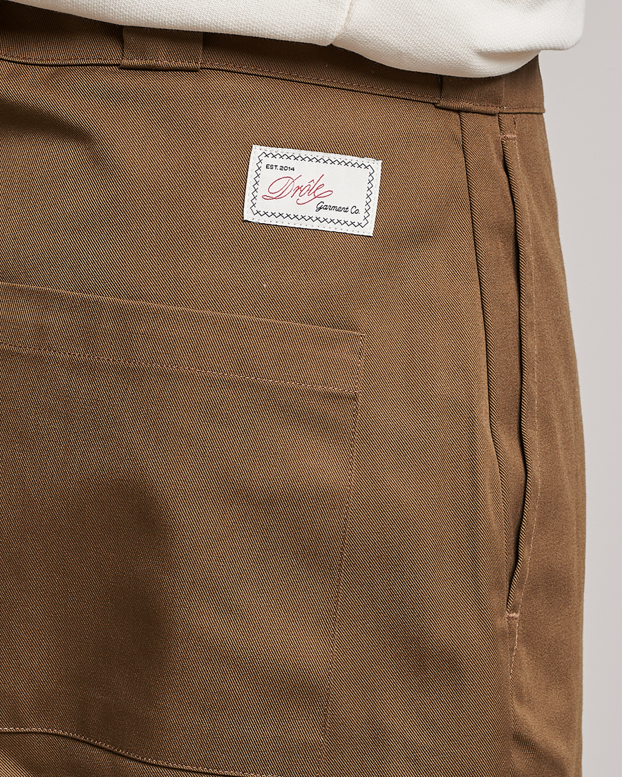Hombres | Pantalones | Drôle de Monsieur | Twill Pants Brown