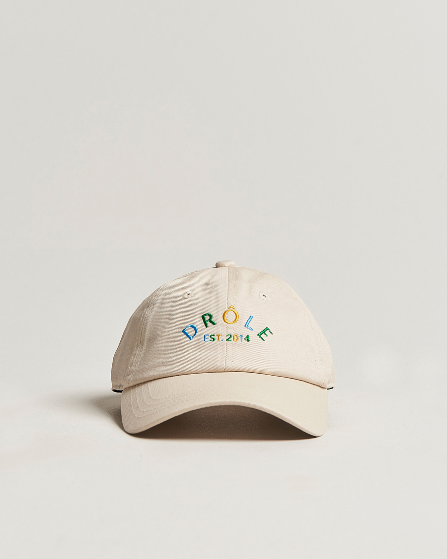 Hombres | Drôle de Monsieur Fleur Baseball Cap Beige | Drôle de Monsieur | Fleur Baseball Cap Beige