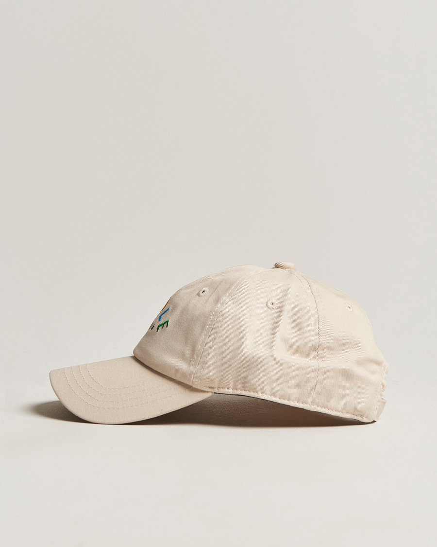 Hombres | Drôle de Monsieur Fleur Baseball Cap Beige | Drôle de Monsieur | Fleur Baseball Cap Beige