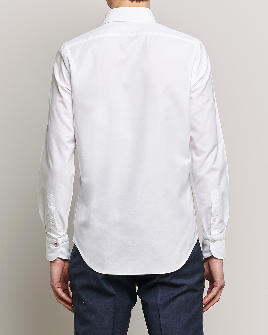 Hombres | Camisas | Finamore Napoli | Tokyo Slim Chambray Shirt White