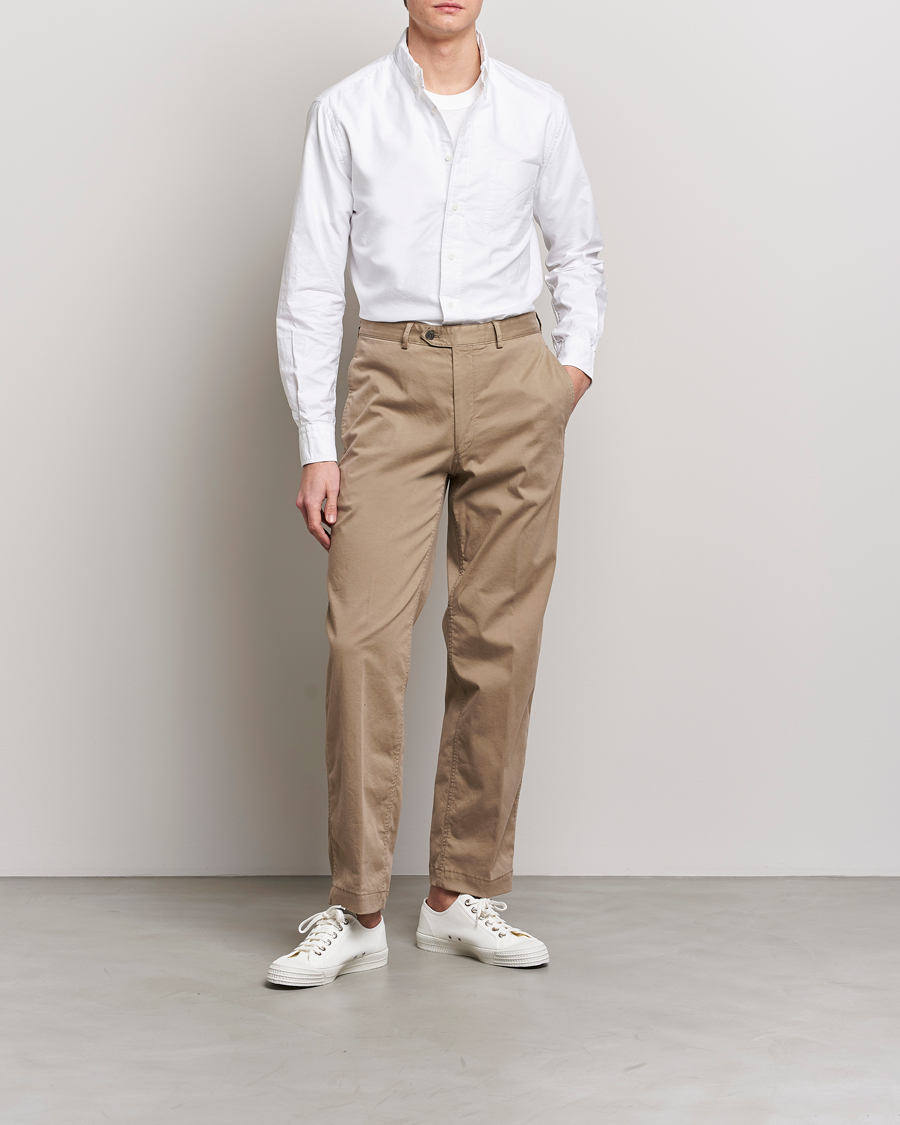 Hombres | Camisas | Gitman Vintage | Button Down Oxford Shirt White