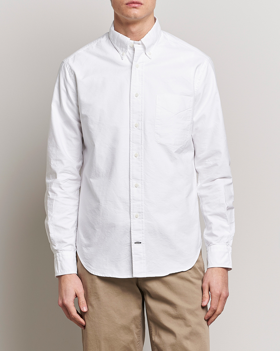Hombres | Camisas | Gitman Vintage | Button Down Oxford Shirt White
