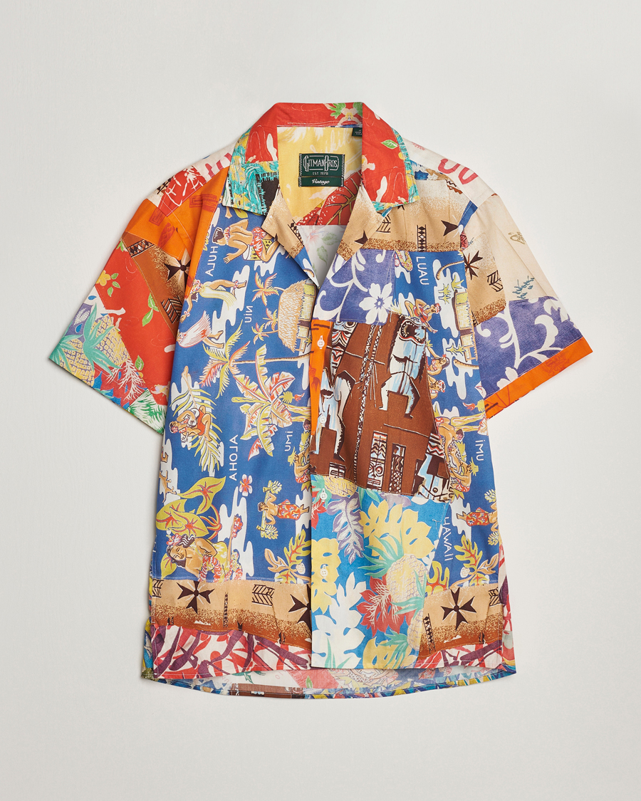 Hombres | Camisas | Gitman Vintage | Aloha Quilt Camp Shirt Multicolor