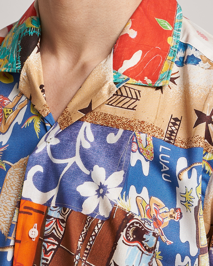 Hombres | Camisas | Gitman Vintage | Aloha Quilt Camp Shirt Multicolor