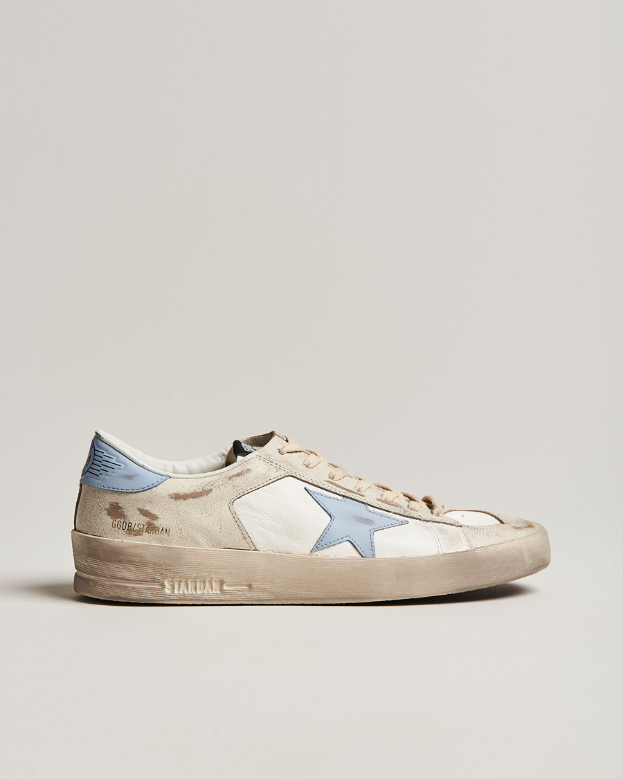 Hombres | Golden Goose Deluxe Brand Star Dan Sneakers White/Blue | Golden Goose | Deluxe Brand Star Dan Sneakers White/Blue