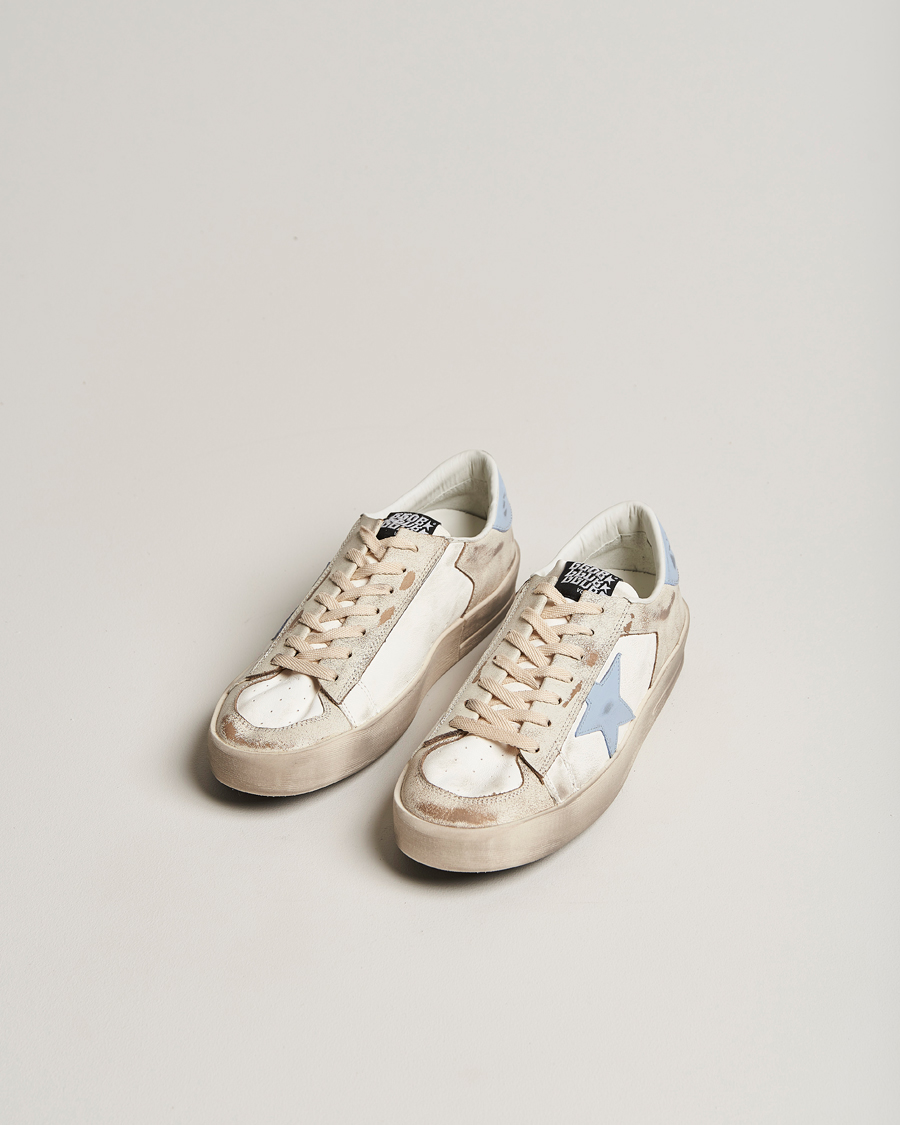 Hombres | Golden Goose Deluxe Brand Star Dan Sneakers White/Blue | Golden Goose | Deluxe Brand Star Dan Sneakers White/Blue