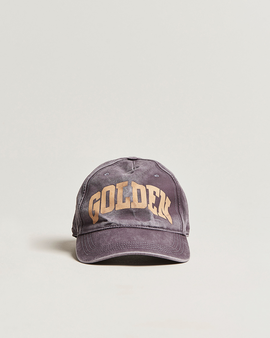Hombres | Golden Goose Deluxe Brand Distressed Cotton Baseball Cap Marzipan | Golden Goose | Deluxe Brand Distressed Cotton Baseball Cap Marzipan