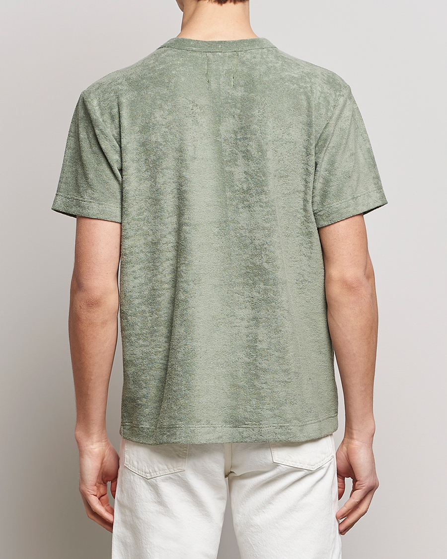 Hombres | Camisetas | Howlin' | Fons Cotton Blend Terry Pocket Tee Agave