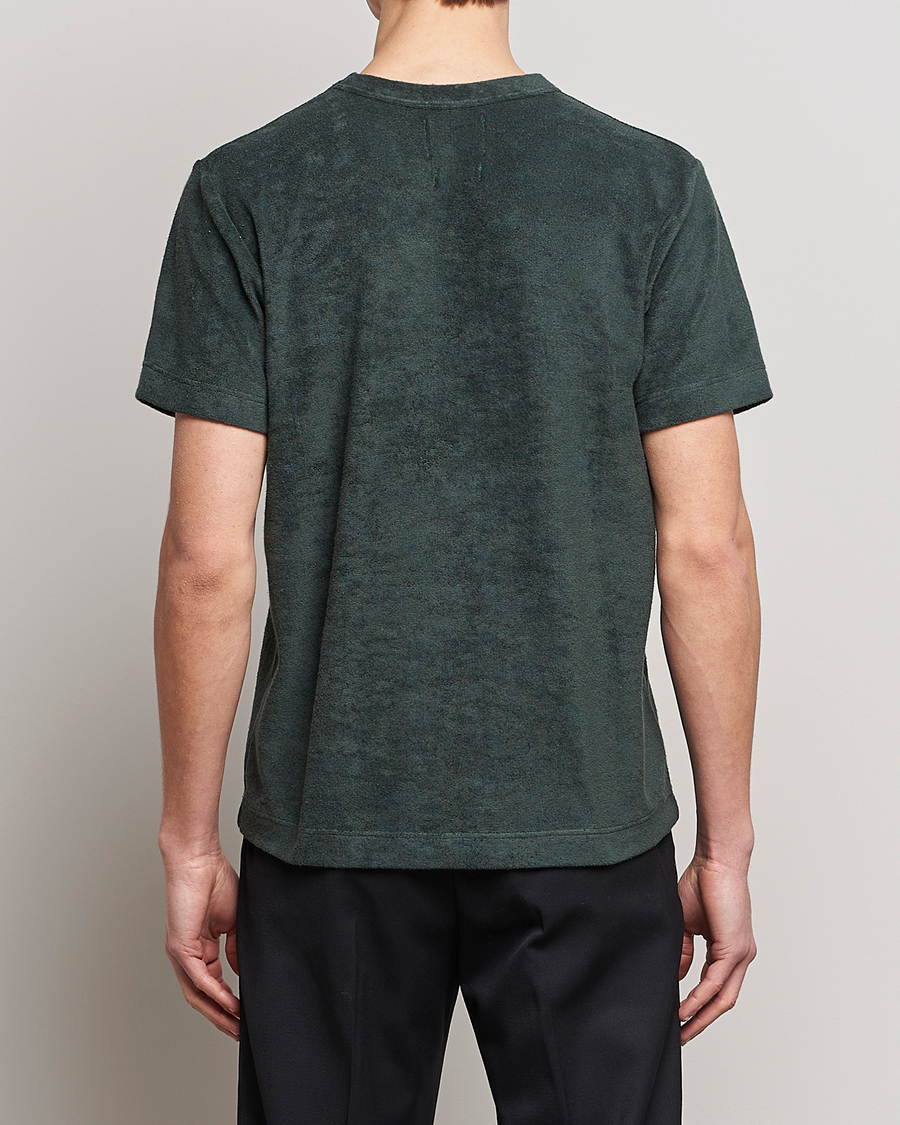 Hombres | Camisetas | Howlin' | Fons Cotton Blend Terry Pocket Tee Greenish