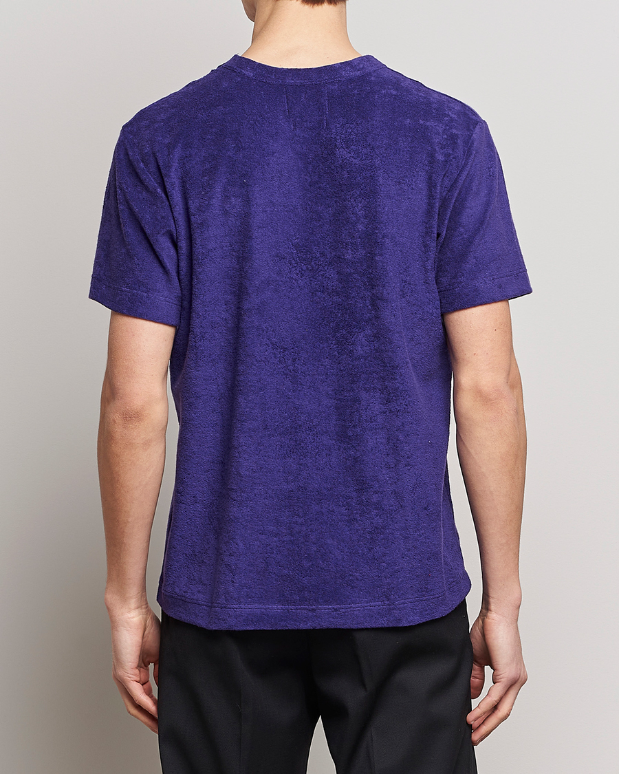 Hombres | Camisetas | Howlin' | Fons Cotton Blend Terry Pocket Tee Purple Eyes