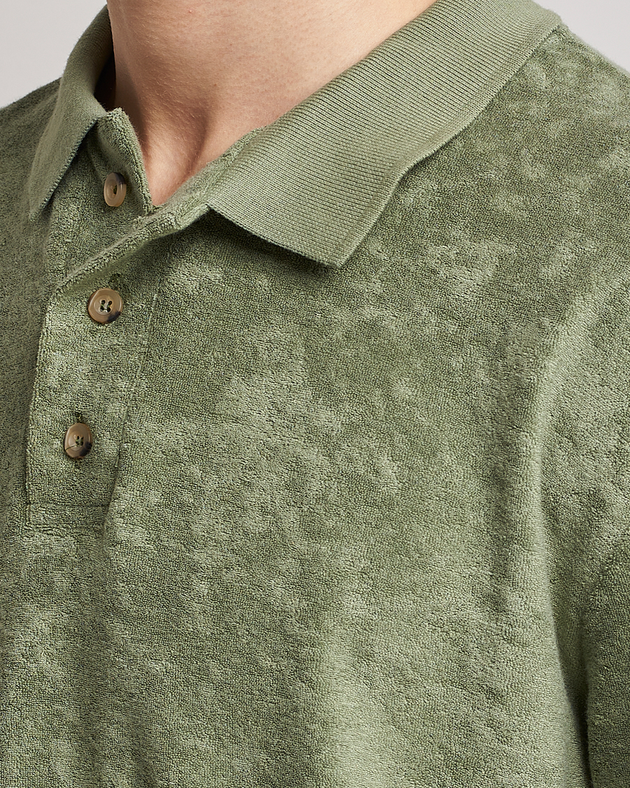 Hombres | Jerséis y prendas de punto | Howlin' | Long Sleeve Terry Polo Agave