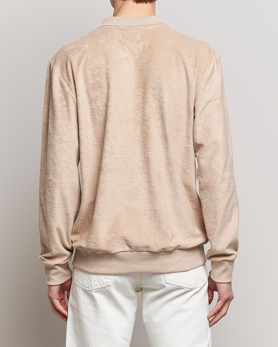Hombres | Jerséis y prendas de punto | Howlin' | Long Sleeve Terry Polo Cashew