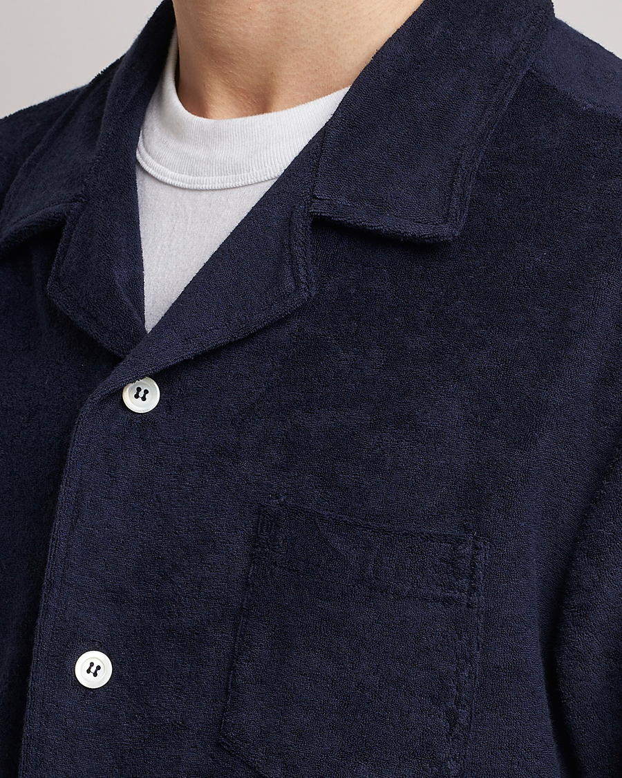 Hombres | Camisas | Howlin' | Short Sleeve Terry Shirt Navy