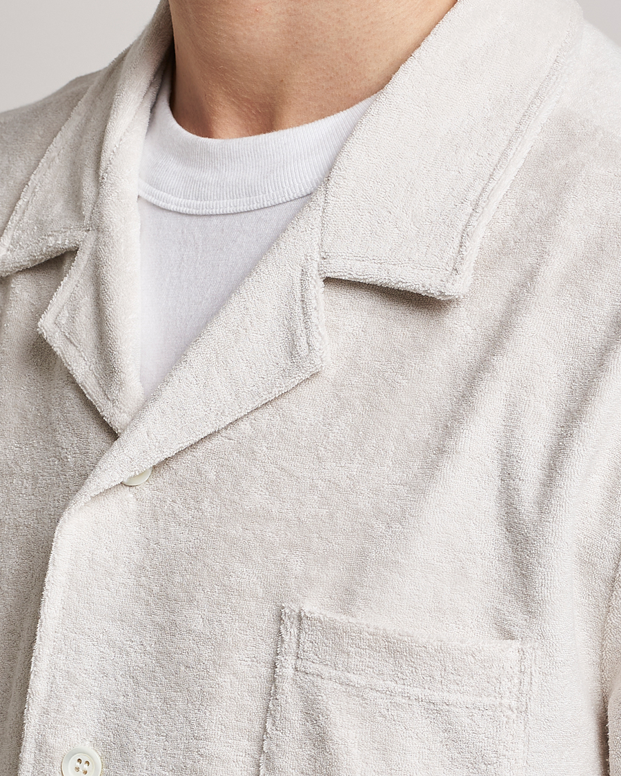 Hombres | Camisas | Howlin' | Short Sleeve Terry Shirt White Sand