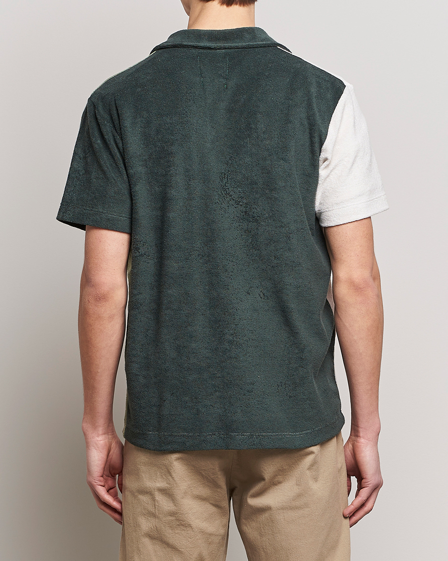 Hombres | Camisas | Howlin' | Short Sleeve Color Block Terry Shirt Agave