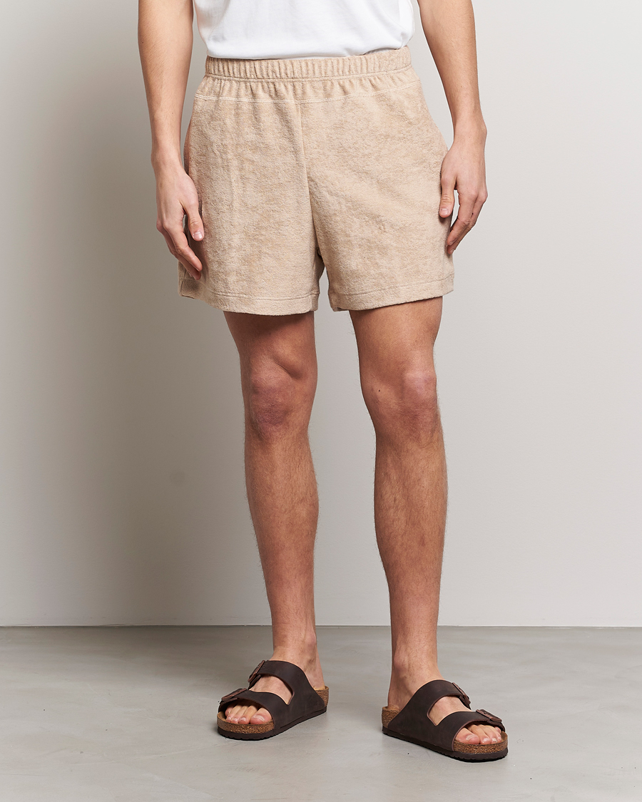 Hombres | Pantalones cortos | Howlin' | Cotton Blend Terry Shorts Cashew