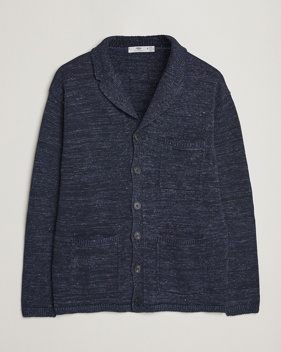 Hombres | Jerséis y prendas de punto | Inis Meáin | Washed Linen Pub Jacket Seal