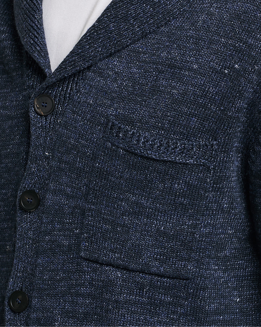 Hombres | Jerséis y prendas de punto | Inis Meáin | Washed Linen Pub Jacket Seal
