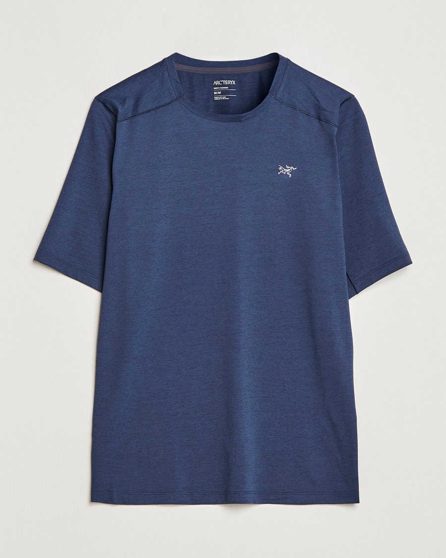Hombres | Camisetas | Arc'teryx | Cormac Crew Neck Tee Black Sapphire Heather