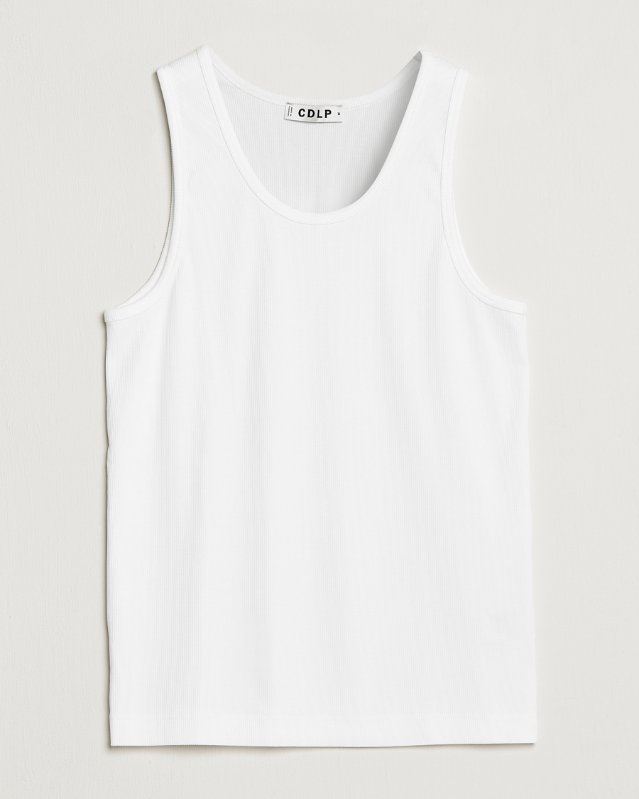 Hombres | Camisetas | CDLP | Rib Tank Top White