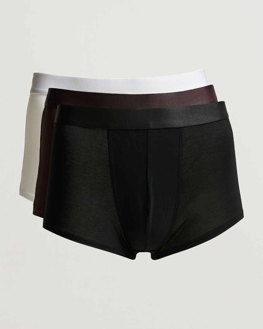 Hombres | Ropa interior y calcetines | CDLP | 3-Pack Boxer Trunk Black/White/Brown