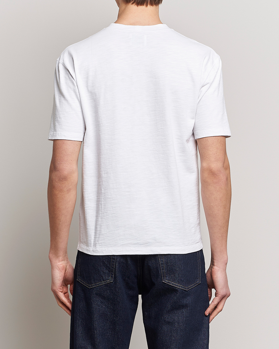 Hombres | Camisetas | Drake's | Cotton Pocket T-Shirt White