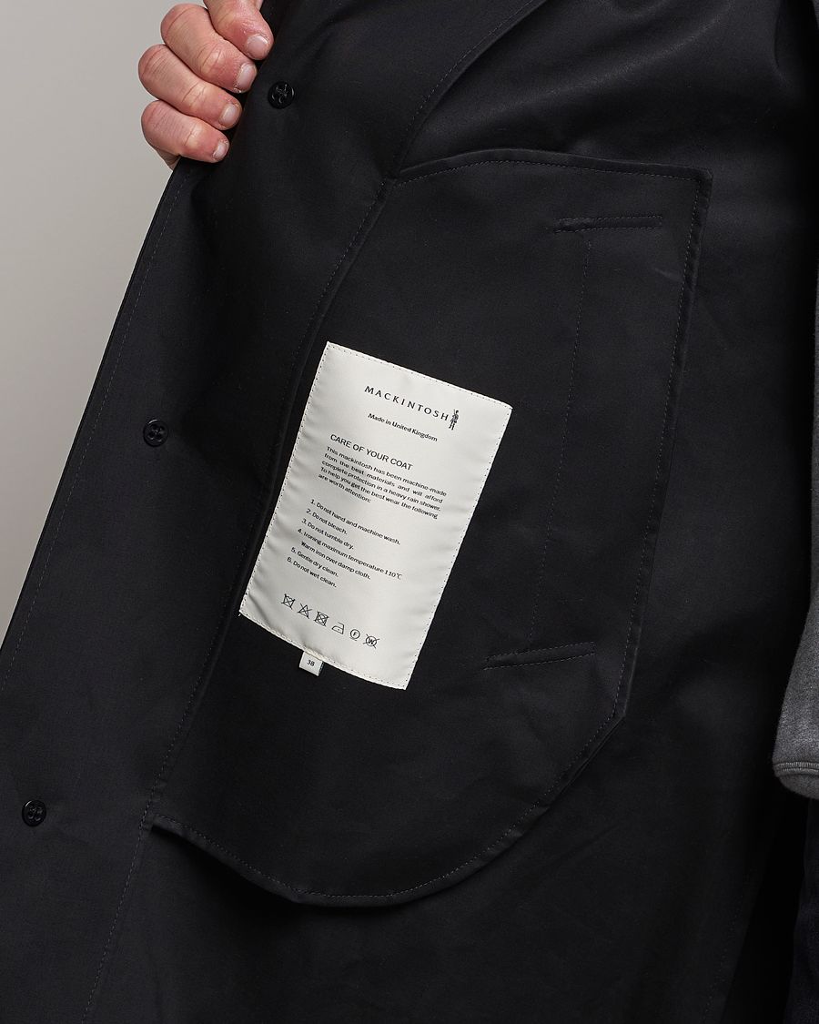 Hombres | Abrigos y chaquetas | Mackintosh | Wolfson Rain Coat Black