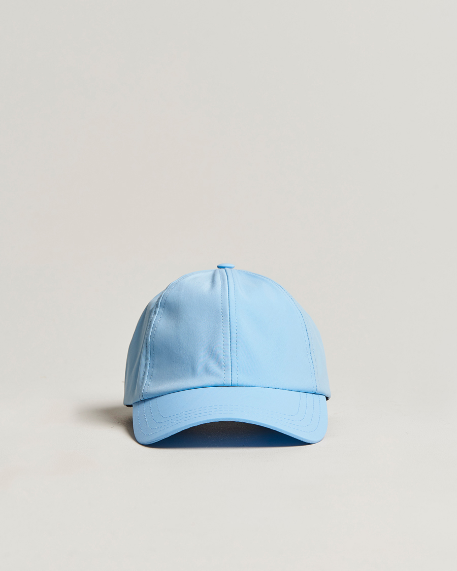 Hombres | Mackintosh Tipping Baseball Cap Sky Blue | Mackintosh | Tipping Baseball Cap Sky Blue
