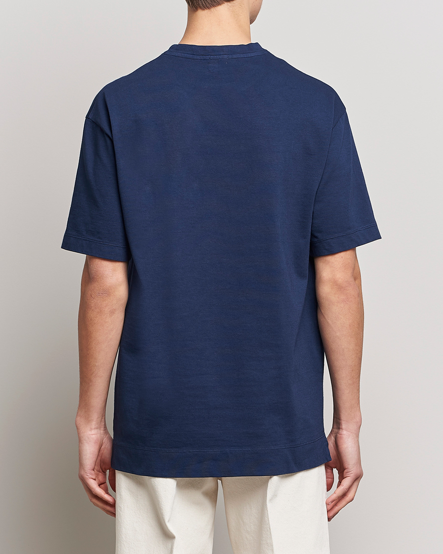 Hombres | Camisetas | Massimo Alba | Nevis Short Sleeve T-Shirt Navy