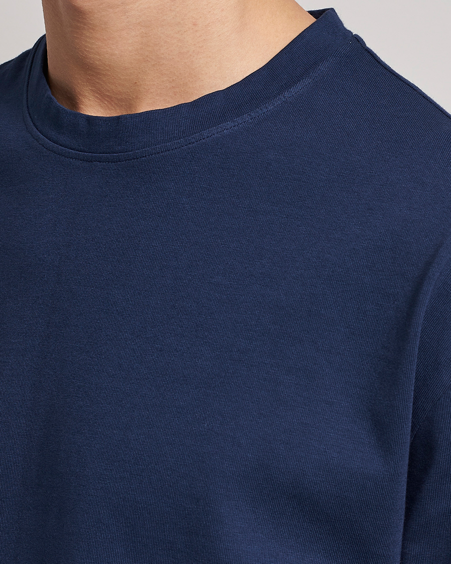 Hombres | Camisetas | Massimo Alba | Nevis Short Sleeve T-Shirt Navy