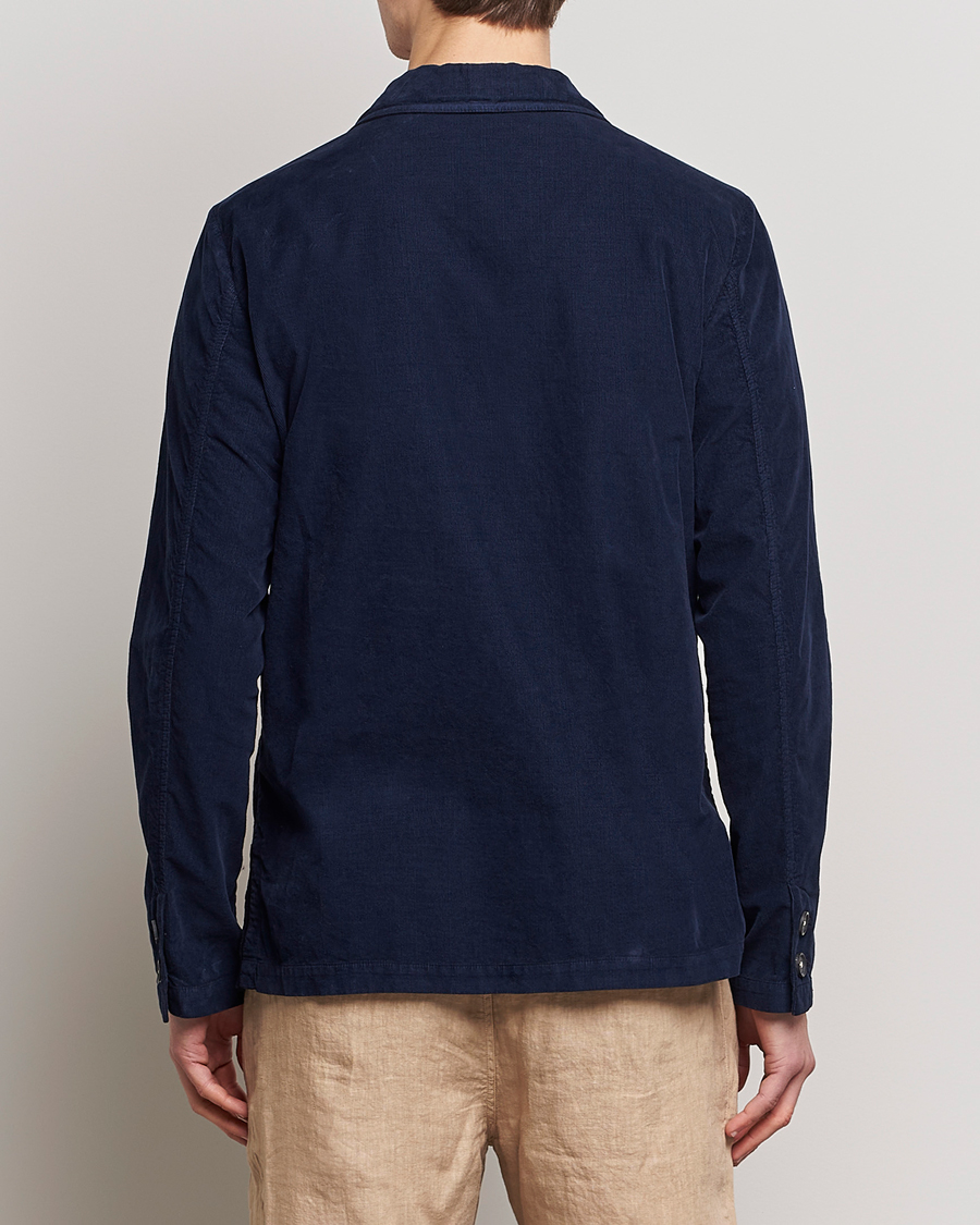 Hombres | Blazers | Massimo Alba | Baglietto Baby Corduroy Jacket Navy