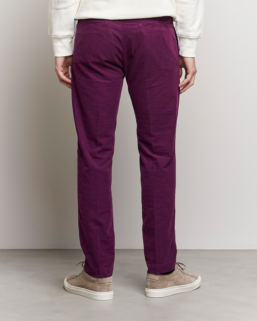 Hombres | Pantalones | Massimo Alba | Baby Corduroy Trousers Plum