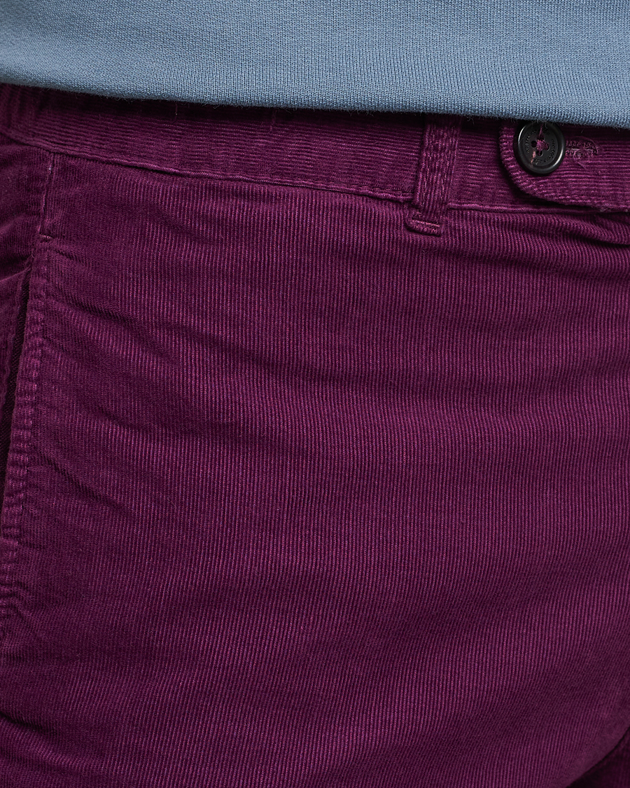 Hombres | Pantalones | Massimo Alba | Baby Corduroy Trousers Plum
