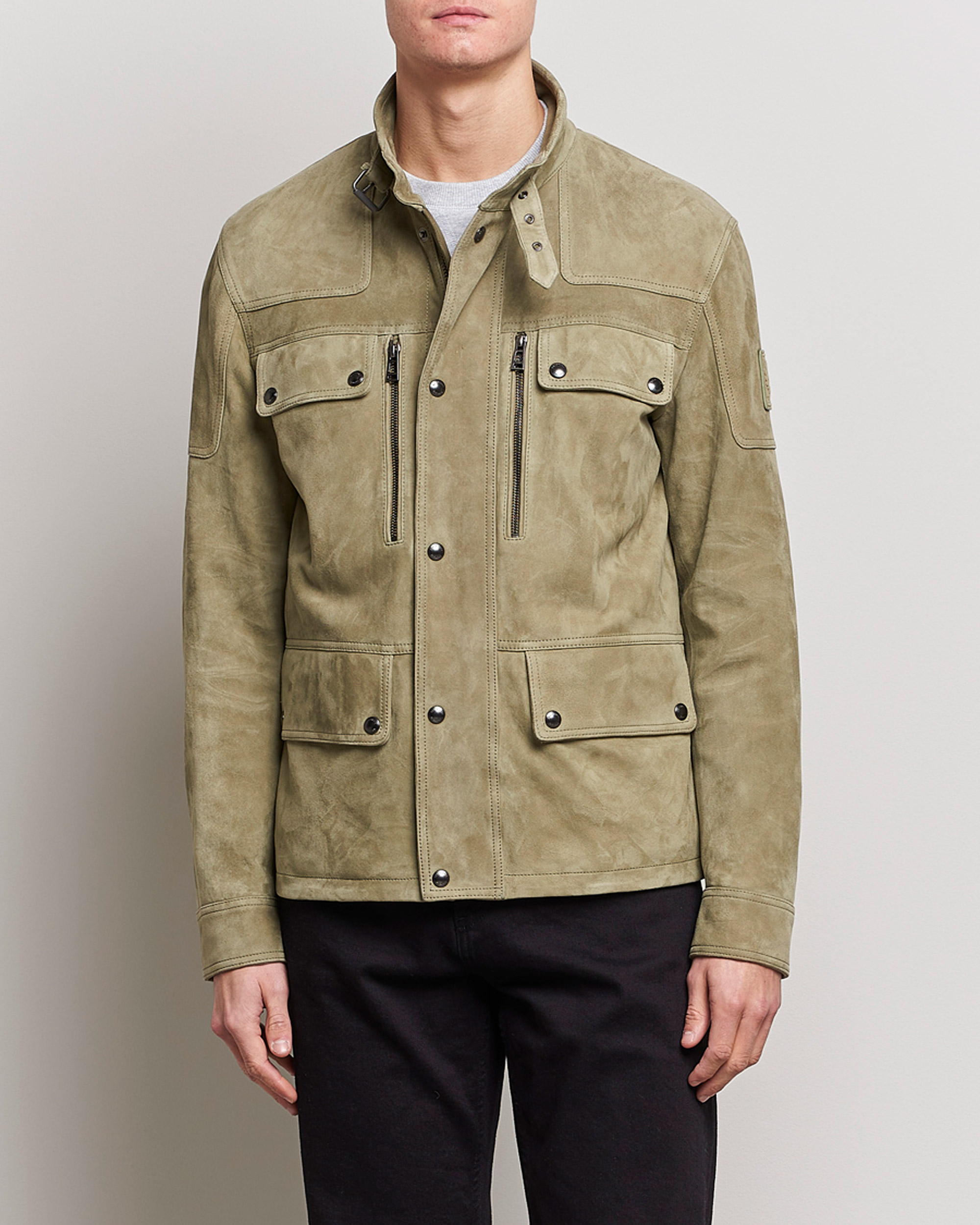 Hombres | Abrigos y chaquetas | Belstaff | Dene Suede Field Jacket Aloe