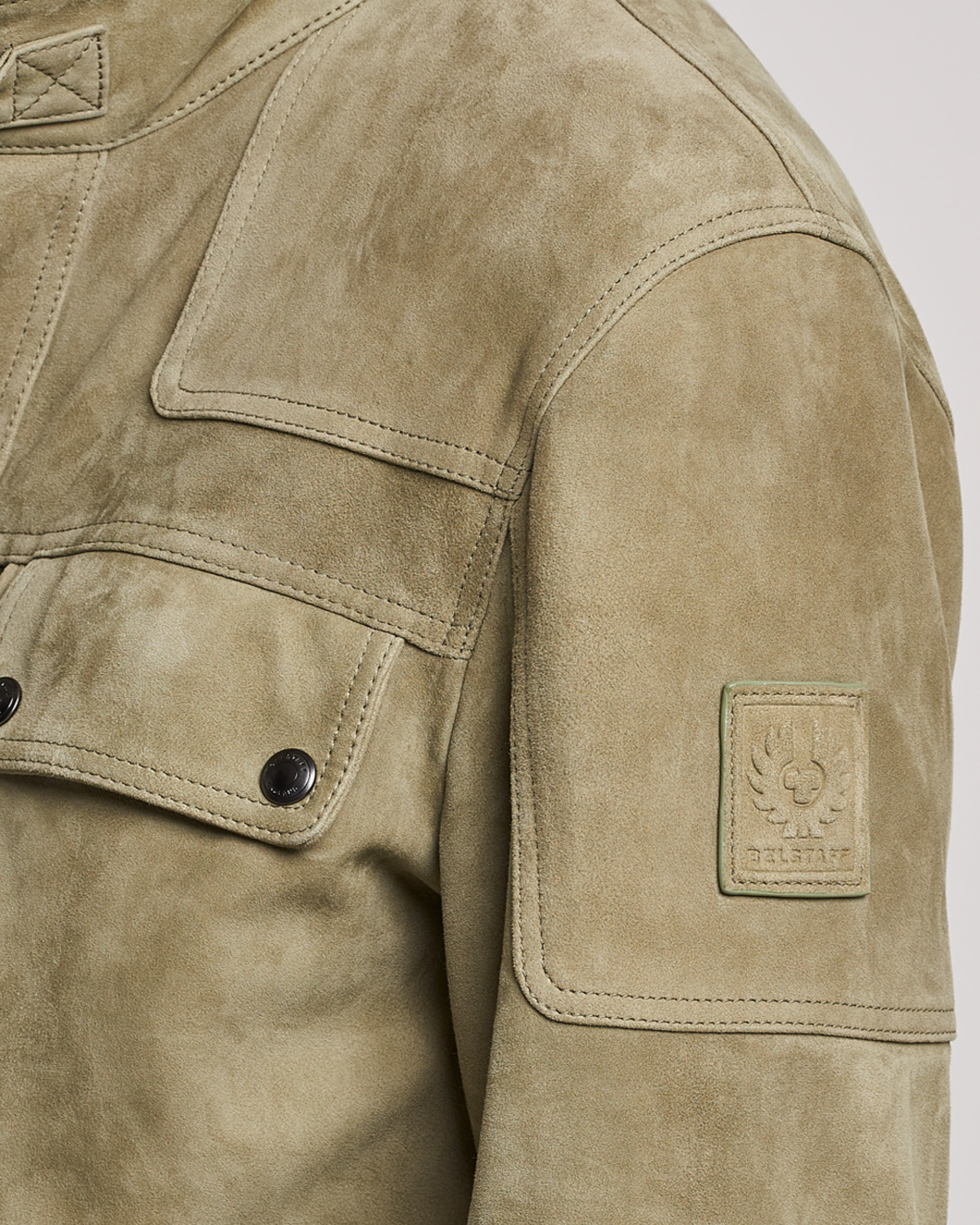Hombres | Abrigos y chaquetas | Belstaff | Dene Suede Field Jacket Aloe