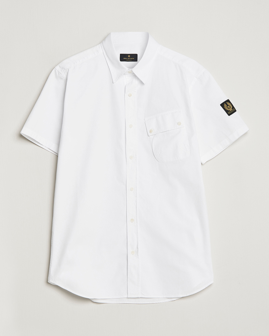 Hombres | Camisas | Belstaff | Short Sleeve Pitch Shirt White