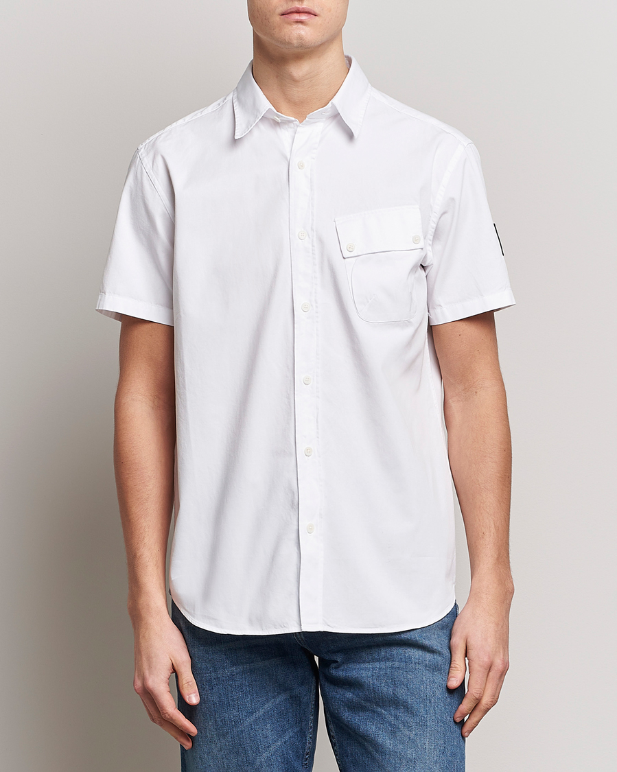Hombres | Camisas | Belstaff | Short Sleeve Pitch Shirt White