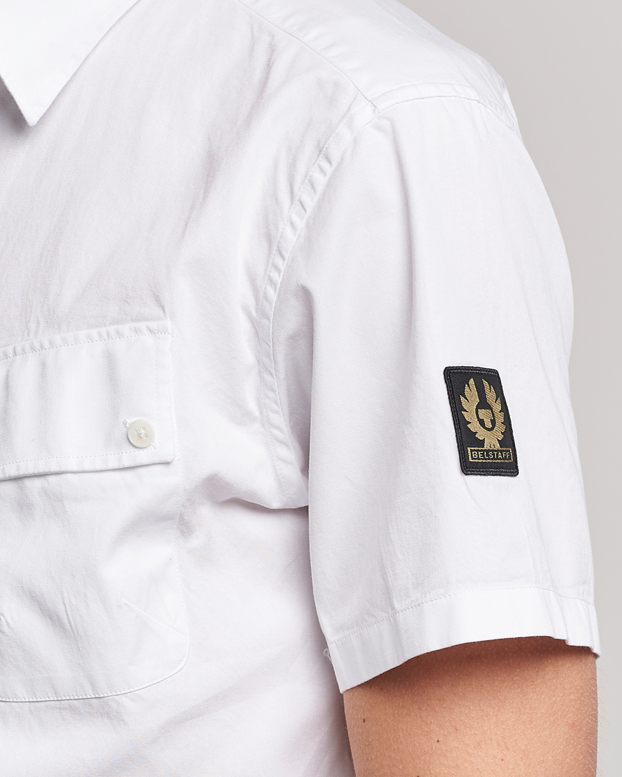 Hombres | Camisas | Belstaff | Short Sleeve Pitch Shirt White