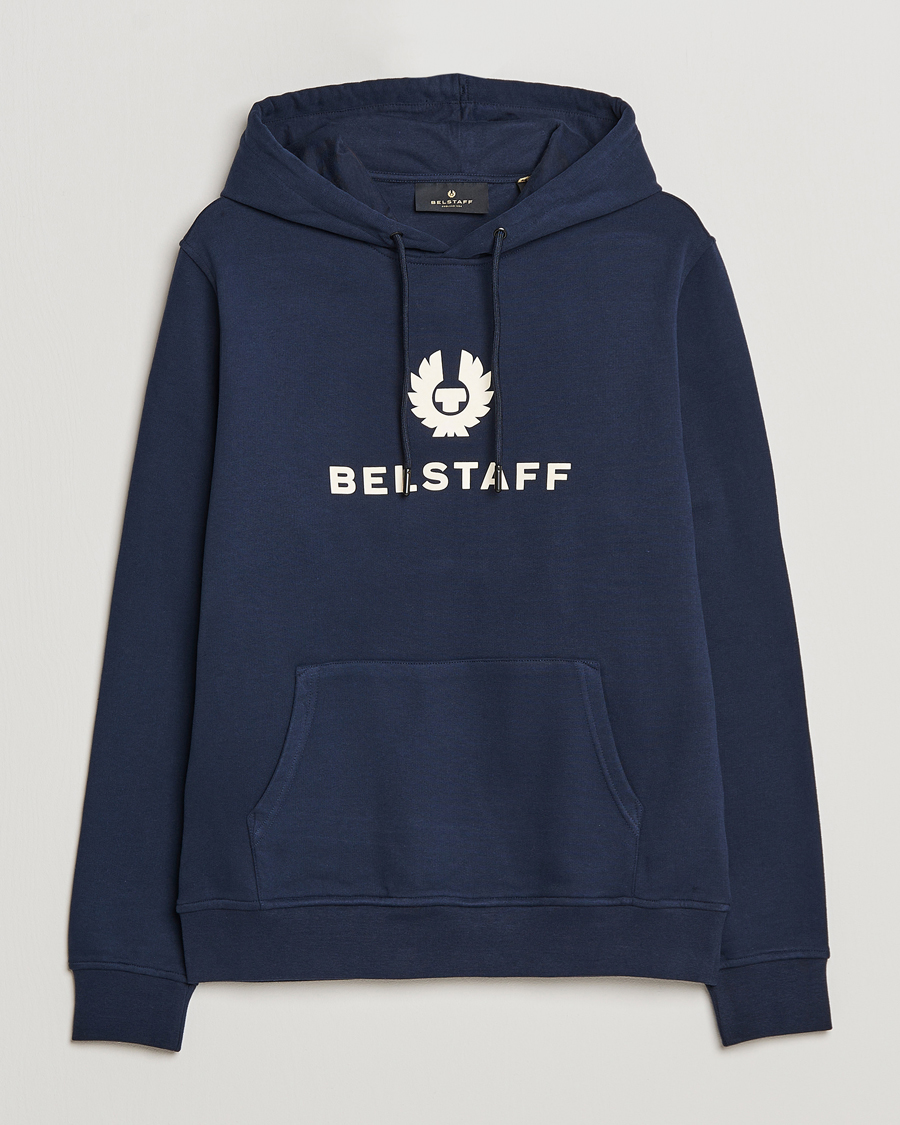 Hombres | Jerséis y prendas de punto | Belstaff | Signature Hoodie Dark Ink