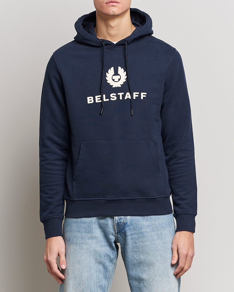 Hombres | Jerséis y prendas de punto | Belstaff | Signature Hoodie Dark Ink
