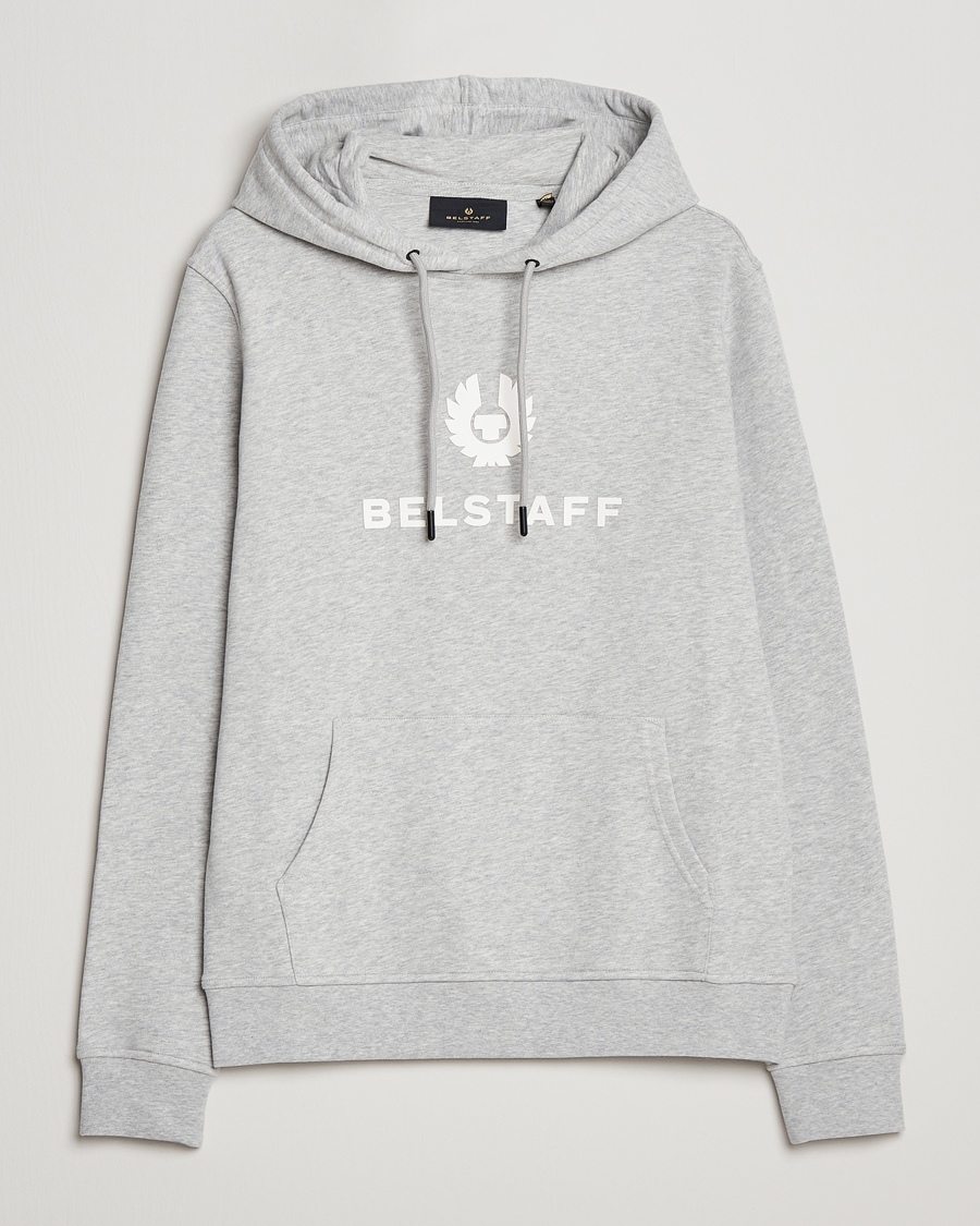 Hombres | Jerséis y prendas de punto | Belstaff | Signature Hoodie Old Silver Heather