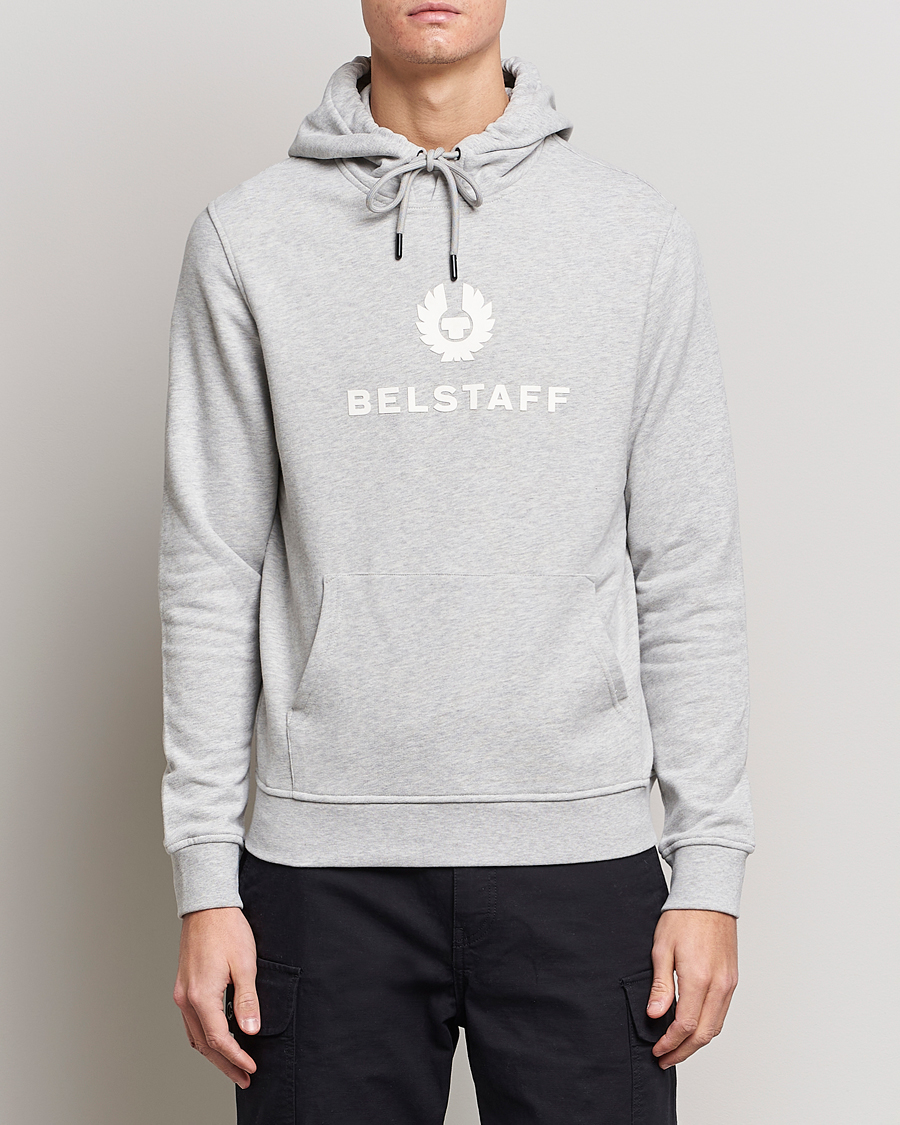 Hombres | Jerséis y prendas de punto | Belstaff | Signature Hoodie Old Silver Heather