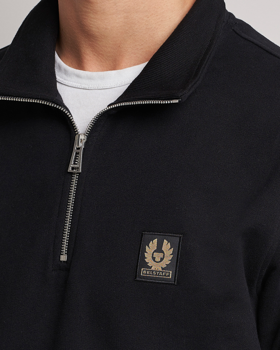 Hombres | Jerséis y prendas de punto | Belstaff | Signature Half Zip Sweatshirt Black