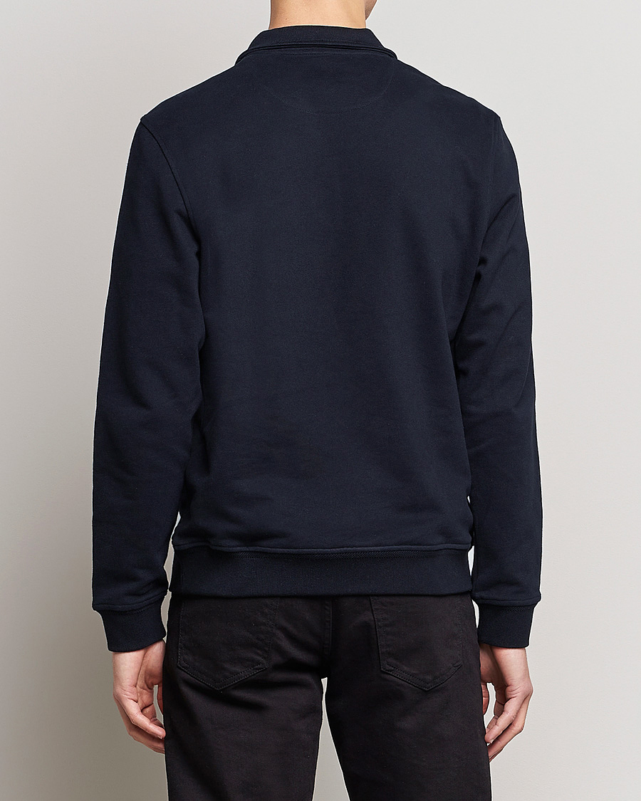 Hombres | Jerséis y prendas de punto | Belstaff | Signature Half Zip Sweatshirt Dark Ink