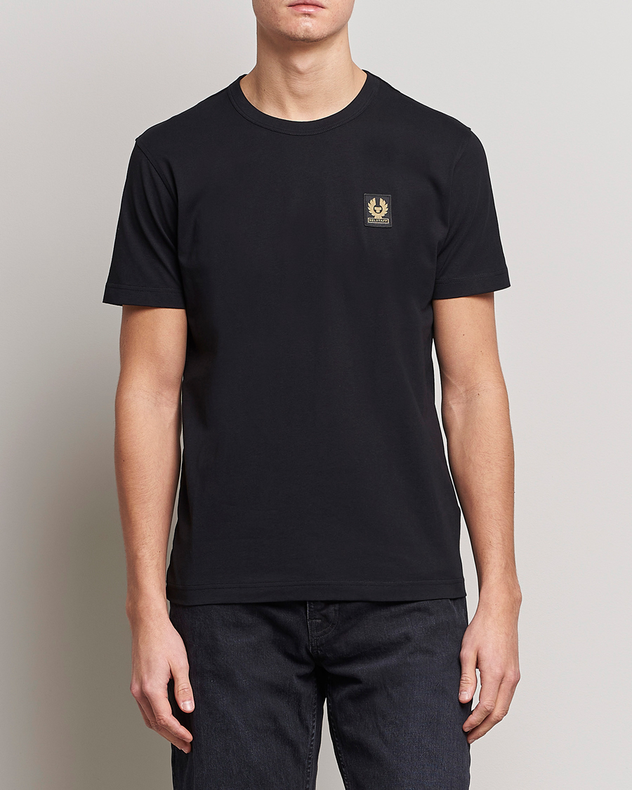Hombres | Camisetas | Belstaff | Cotton Logo T-Shirt BLACK