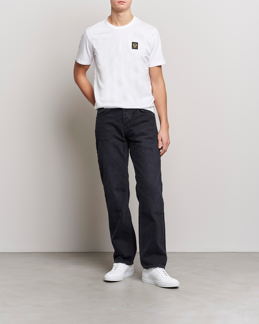 Hombres | Camisetas | Belstaff | Cotton Logo T-Shirt White