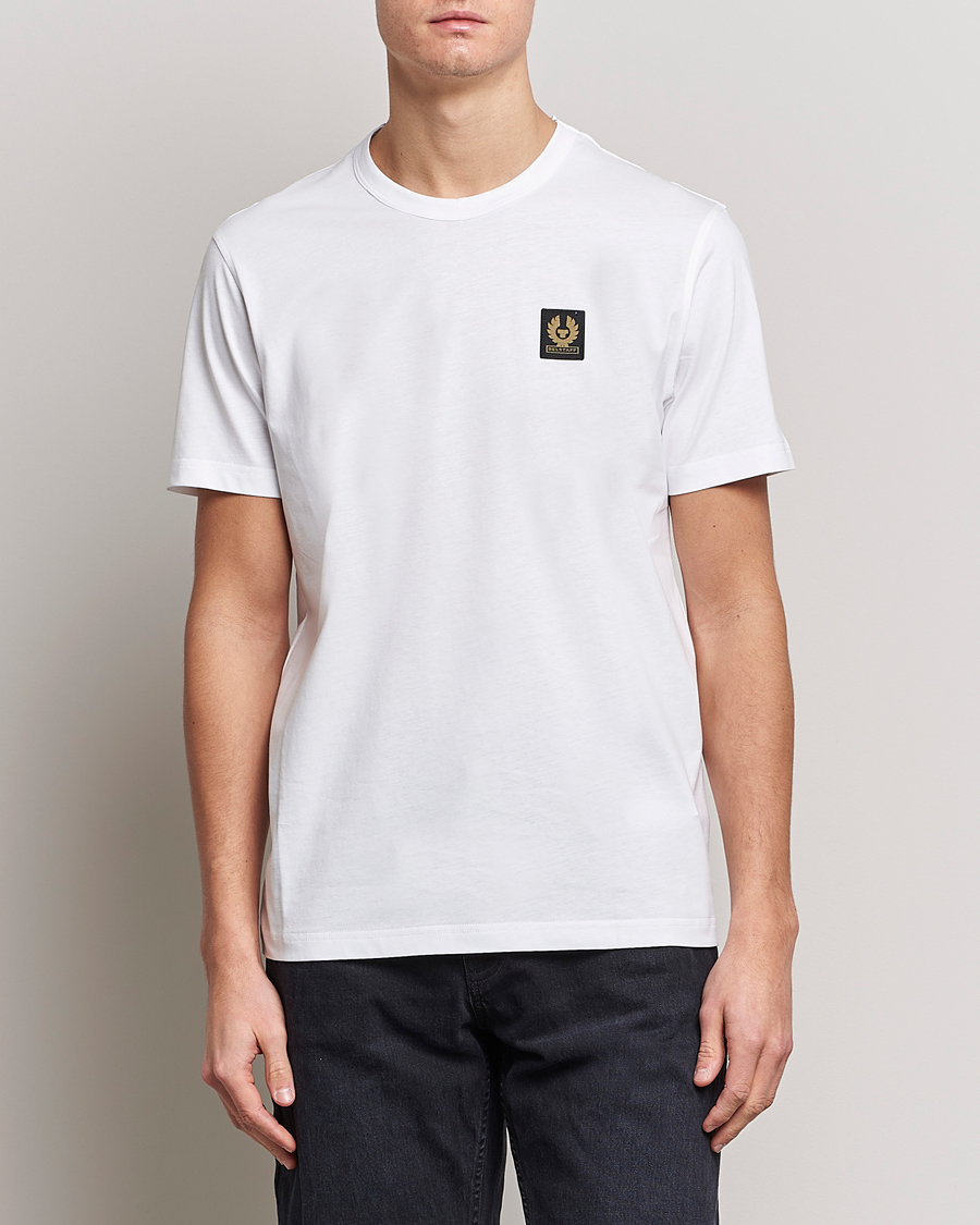 Hombres | Camisetas blancas | Belstaff | Cotton Logo T-Shirt White