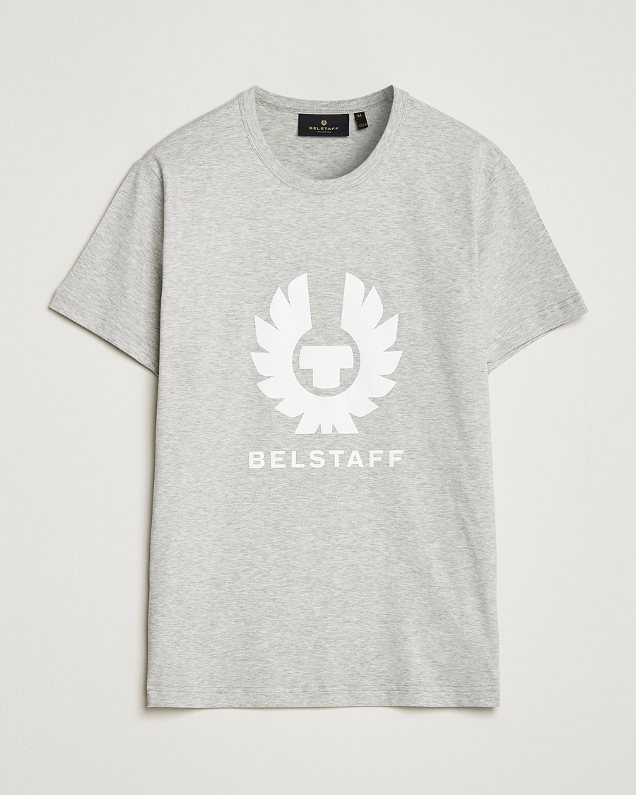 Hombres | Camisetas | Belstaff | Phoenix Logo T-Shirt Old Silver Heather