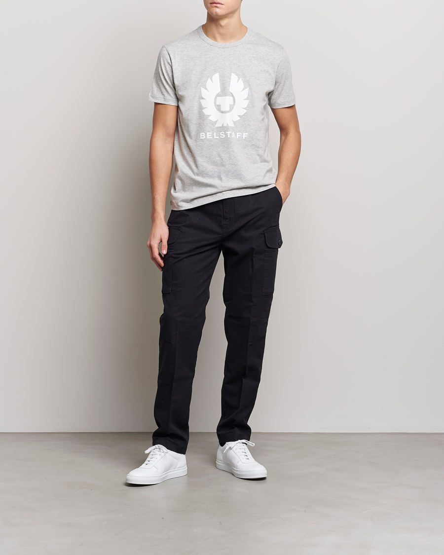 Hombres | Camisetas | Belstaff | Phoenix Logo T-Shirt Old Silver Heather