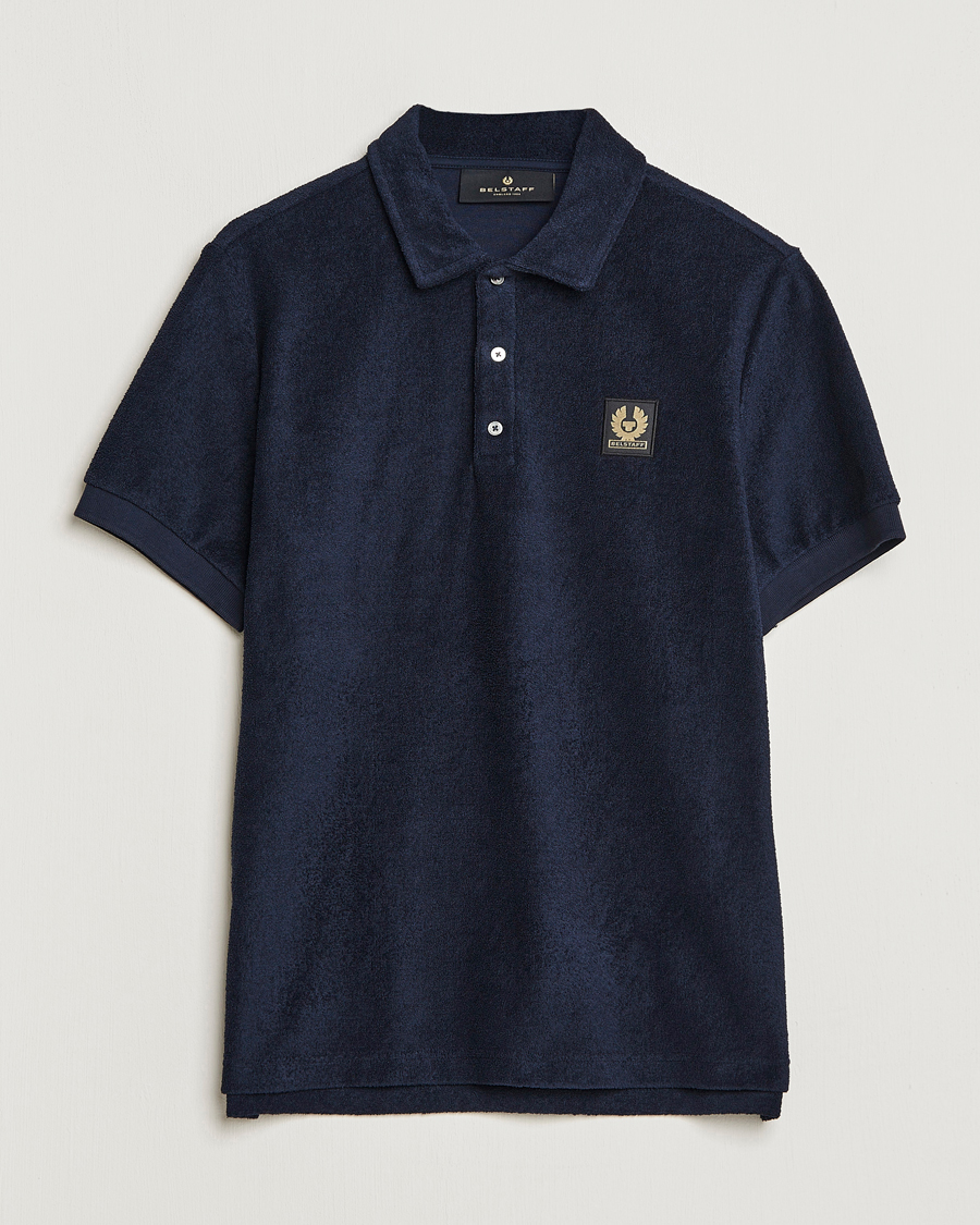 Hombres | Polos | Belstaff | Tether Terry Polo Dark Ink